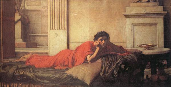 John William Waterhouse The Remorse of Nero After the Murder of his Mother china oil painting image